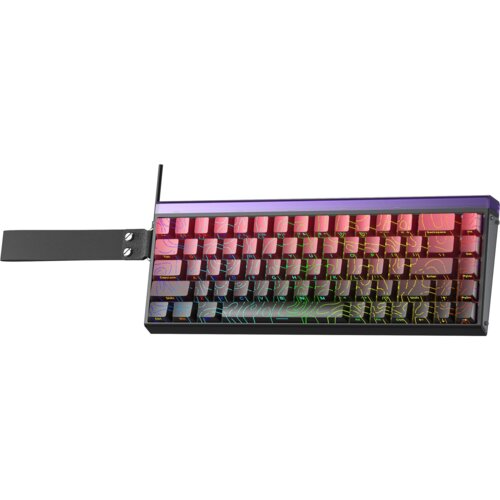 Klawiatura magnetyczna Hall Effect AULA HERO68 Gradient Black Red DragonK