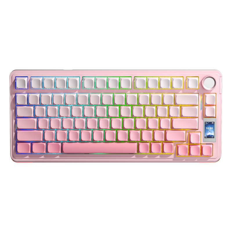 Klawiatura mechaniczna AULA S75 Pro Grad Pink GrayV3