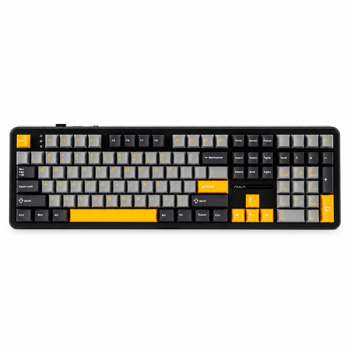 Klawiatura mechaniczna AULA F108 Volcano RGB 108 klawiszy 2.4G BT