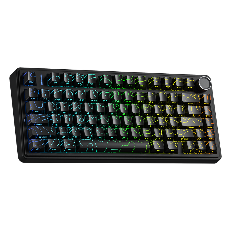 Klawiatura mechaniczna AULA F75 Black Contour Star