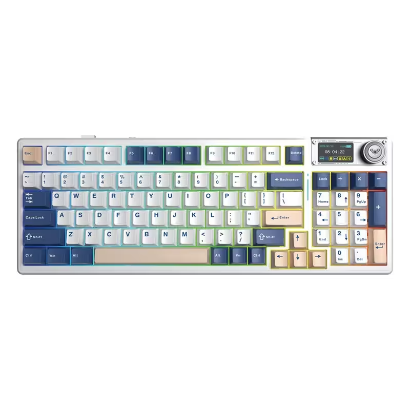 Klawiatura mechaniczna AULA F98 Pro V3 Blue Bloom
