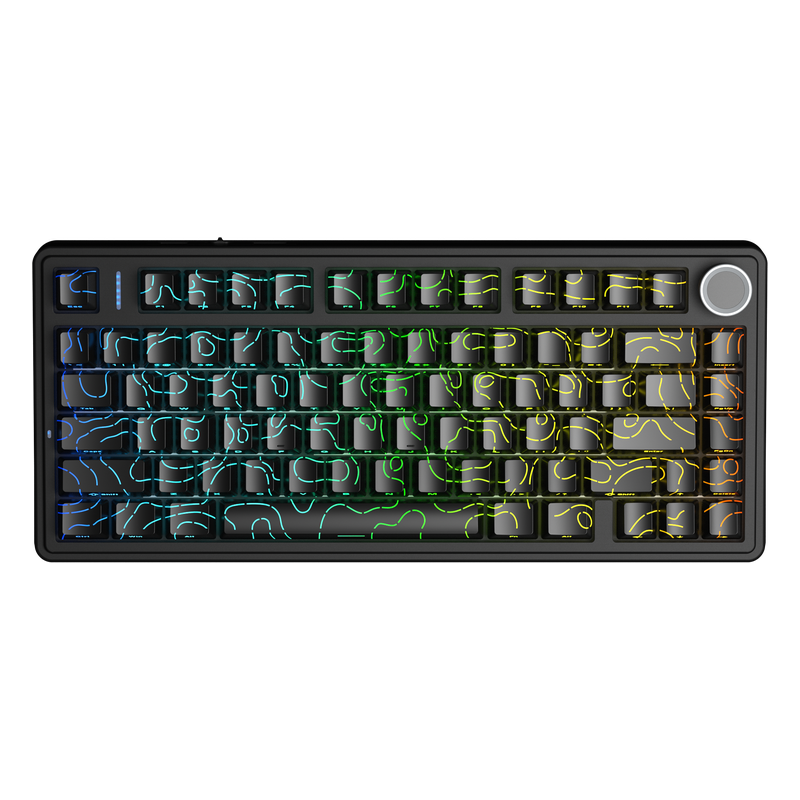 Klawiatura mechaniczna AULA F75 Black Contour Star