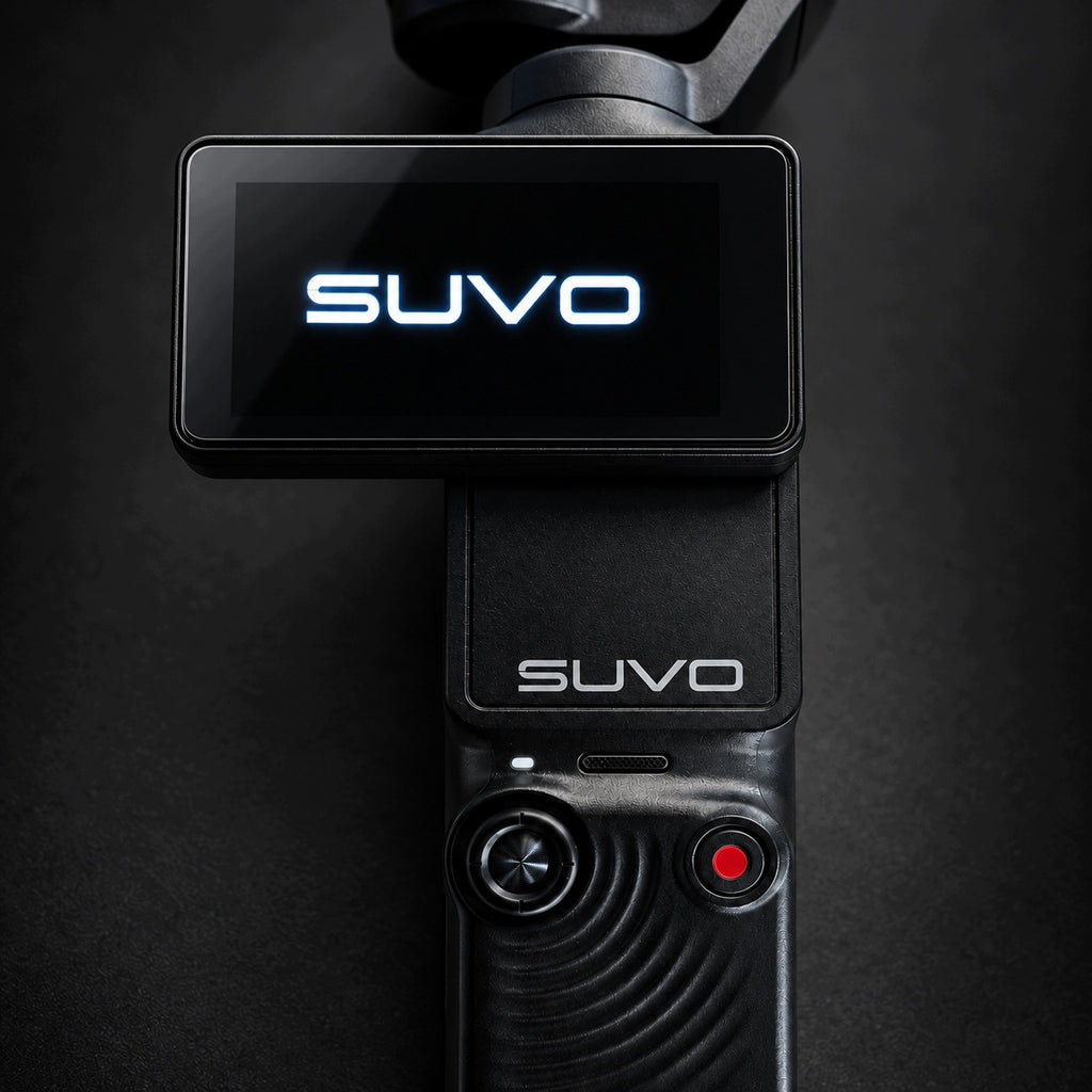 SUVO P1 Kamera z gimbalem 4K (AI face tracking) stabilizacja 3-osiowa 50MP