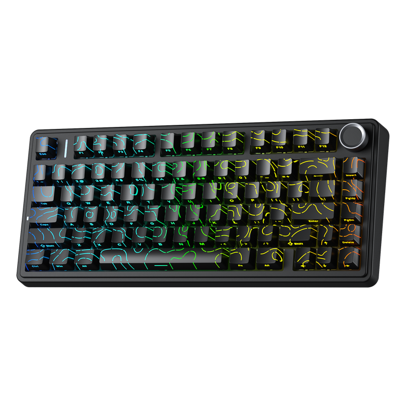 Klawiatura mechaniczna AULA F75 Black Contour Star