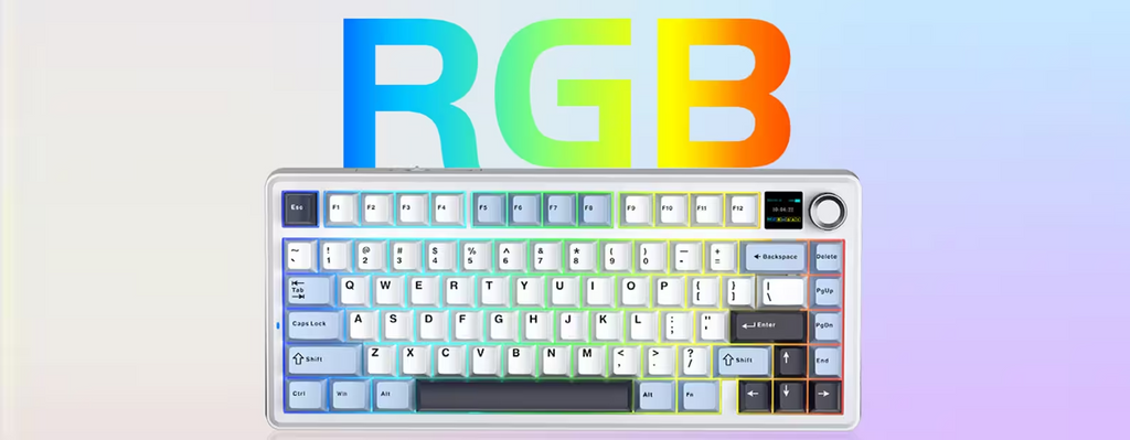 Klawiatura mechaniczna AULA F75 MAX Glacier Blue Reaper TFT RGB