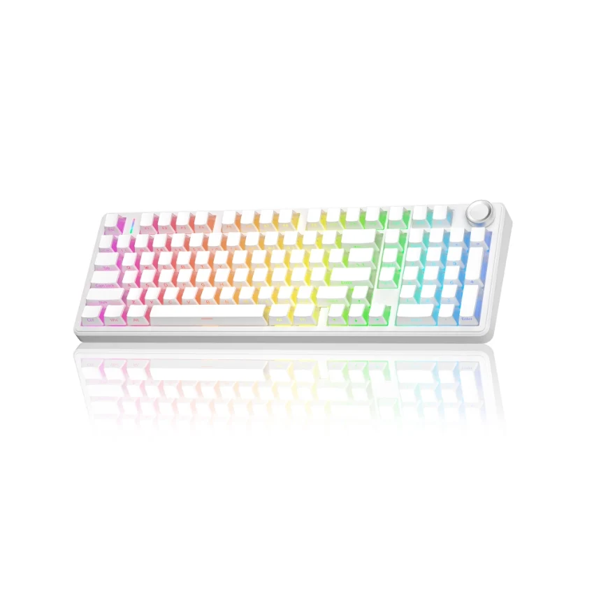 Klawiatura mechaniczna AULA F99 Pro White Silent