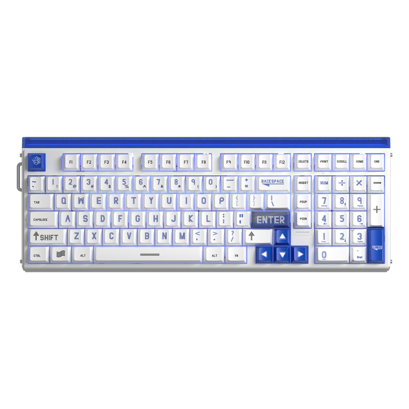 Klawiatura magnetyczna Hall Effect AULA HERO99 White Wing