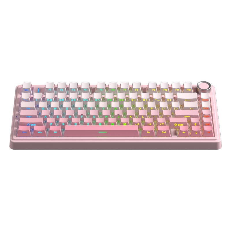 Klawiatura mechaniczna AULA F75 Gradient Pink Sakura