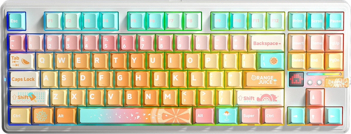 Klawiatura mechaniczna AULA F87 Pro V2 White Kailh