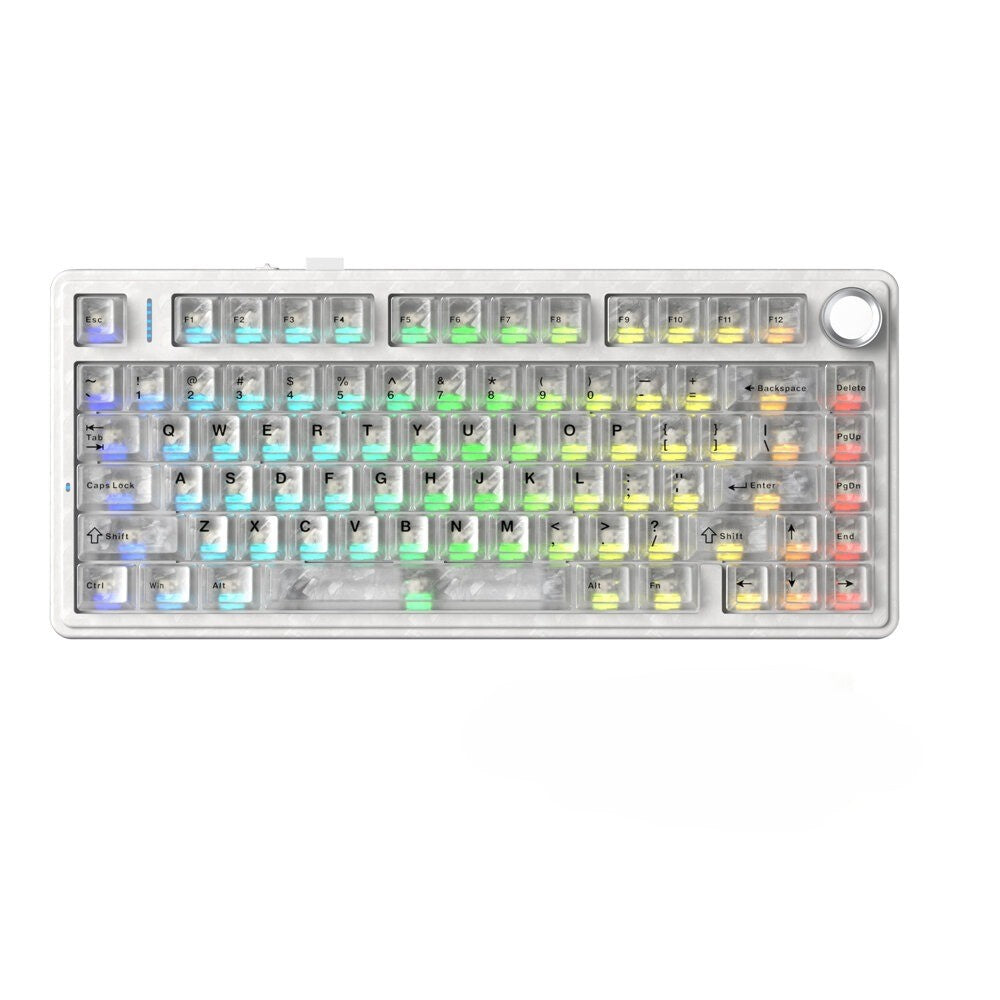 Klawiatura mechaniczna AULA F75 Master Edition 8K Pure Glaze RGB