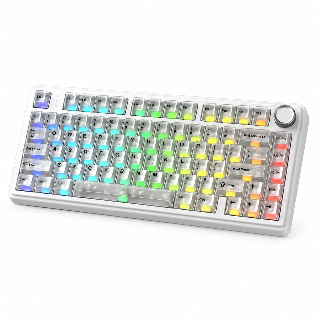 Klawiatura mechaniczna AULA F75 Master Edition 8K Pure Glaze RGB