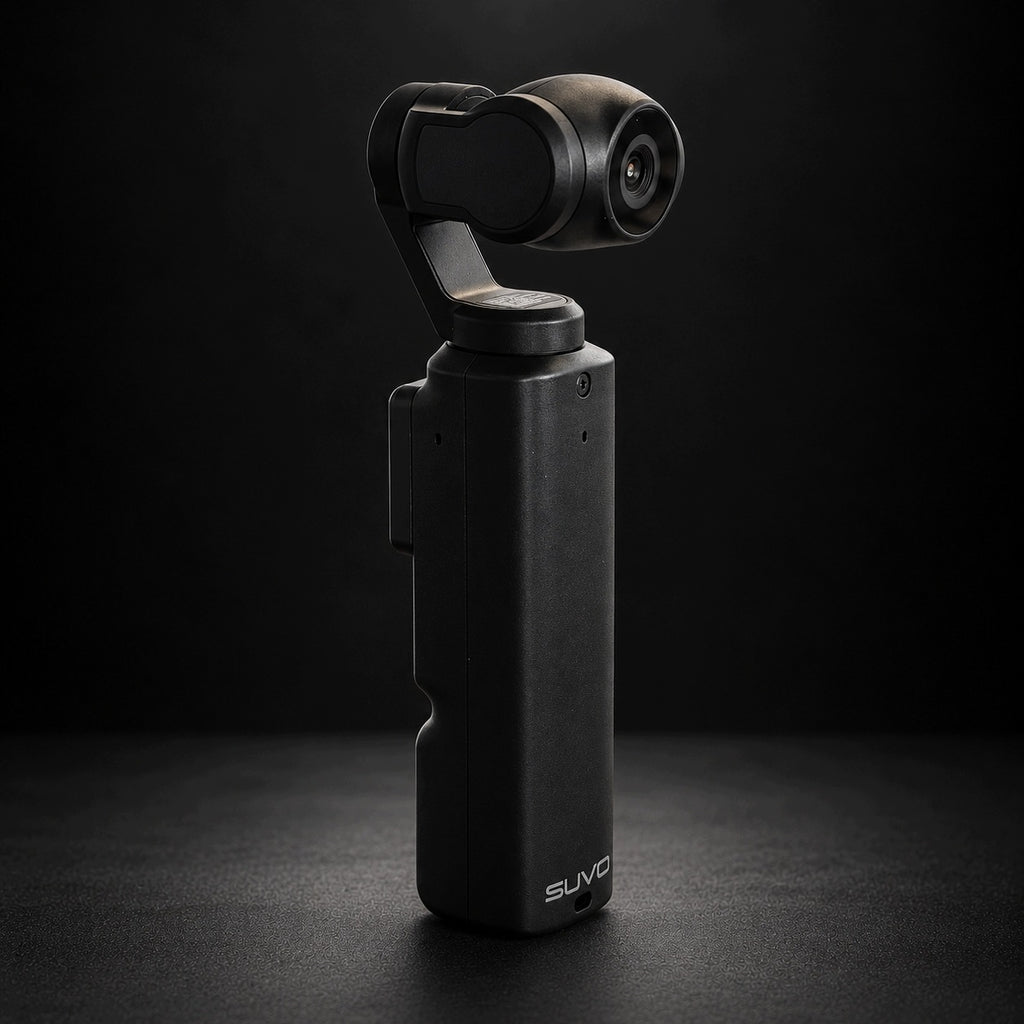 SUVO P1 Kamera z gimbalem 4K (AI face tracking) stabilizacja 3-osiowa 50MP