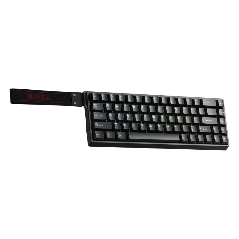 Klawiatura magnetyczna Hall Effect AULA WIN68 HE Black Graywood