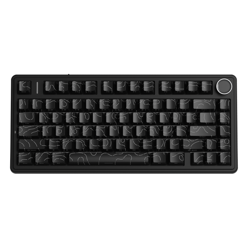 Klawiatura mechaniczna AULA F75 Black Contour Star