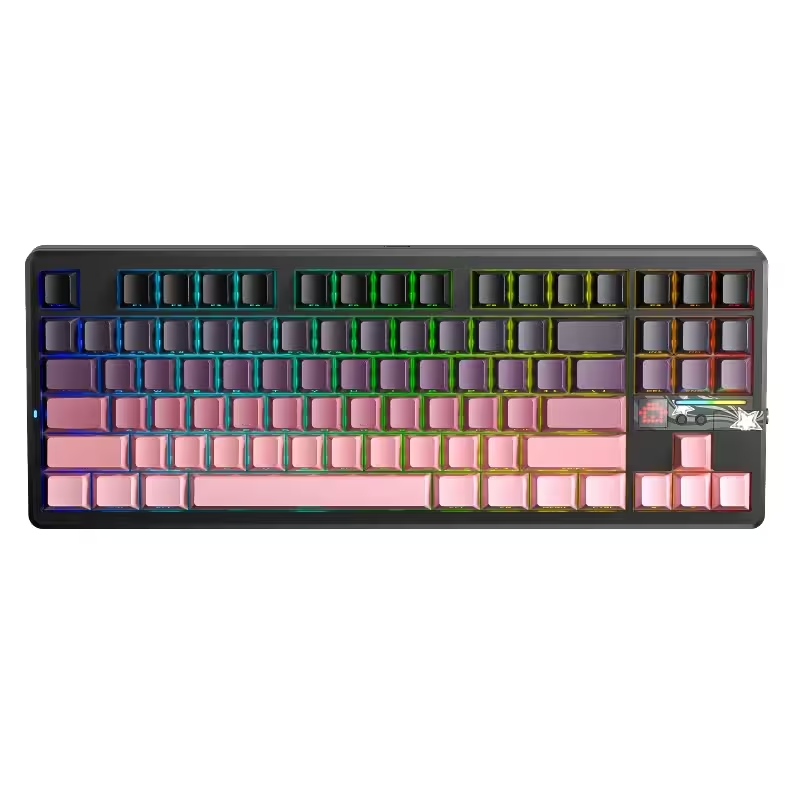 Klawiatura mechaniczna AULA F87 Pro V2 Grad Pink X3