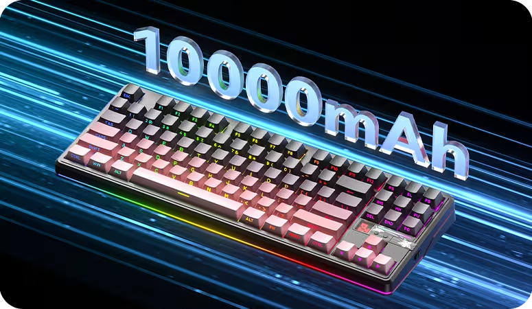 Klawiatura mechaniczna AULA F87 Pro V2 Grad Pink X3