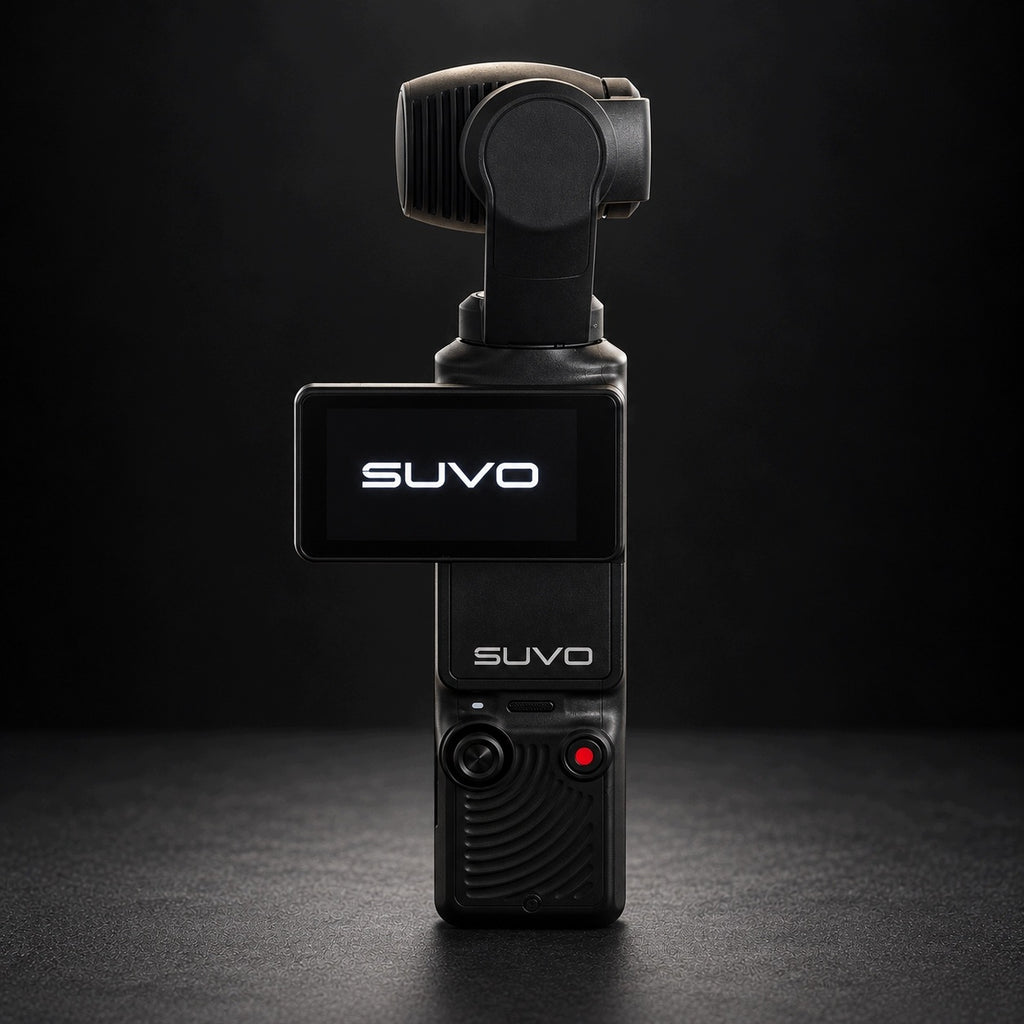 SUVO P1 Kamera z gimbalem 4K (AI face tracking) stabilizacja 3-osiowa 50MP