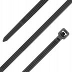 100X opaska zaciskowa opaski zaciskowe trytytki czarne 3,6 x 100mm do 18KG