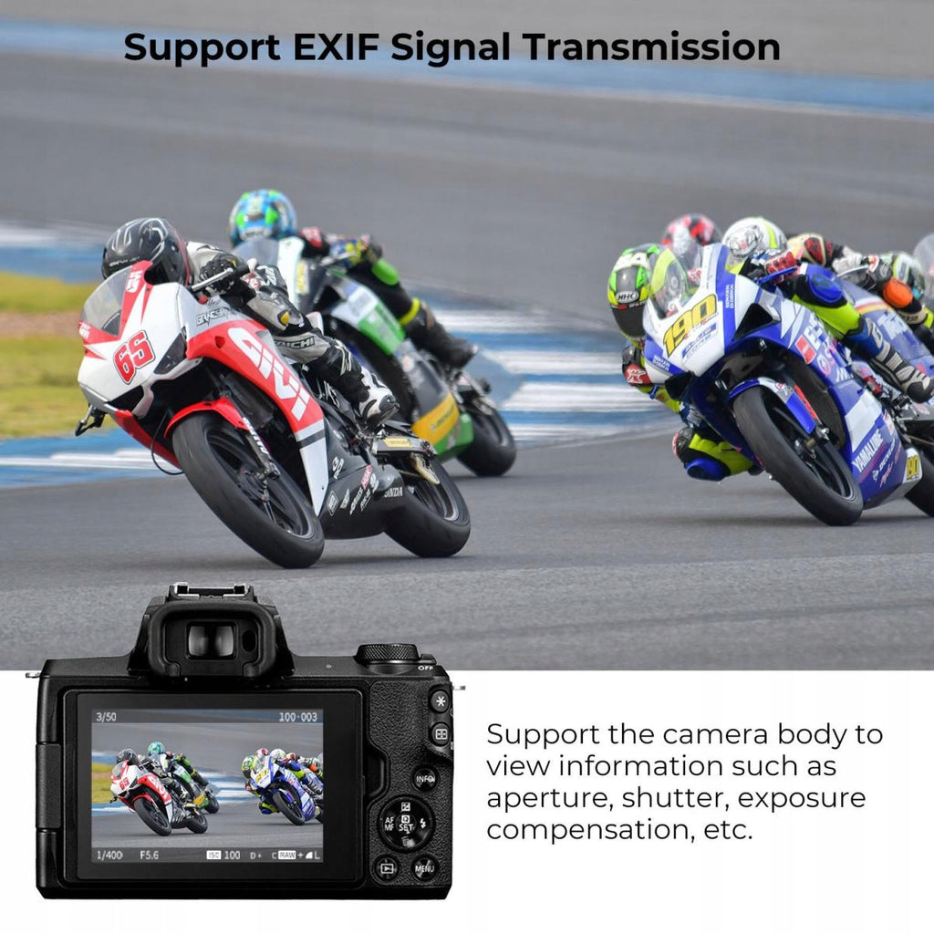 Adaptera elektronicznego autofokusa k&f Concept do Canon EF/EF-S do eos R