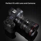 Adaptera elektronicznego autofokusa k&f Concept do Canon EF/EF-S do eos R