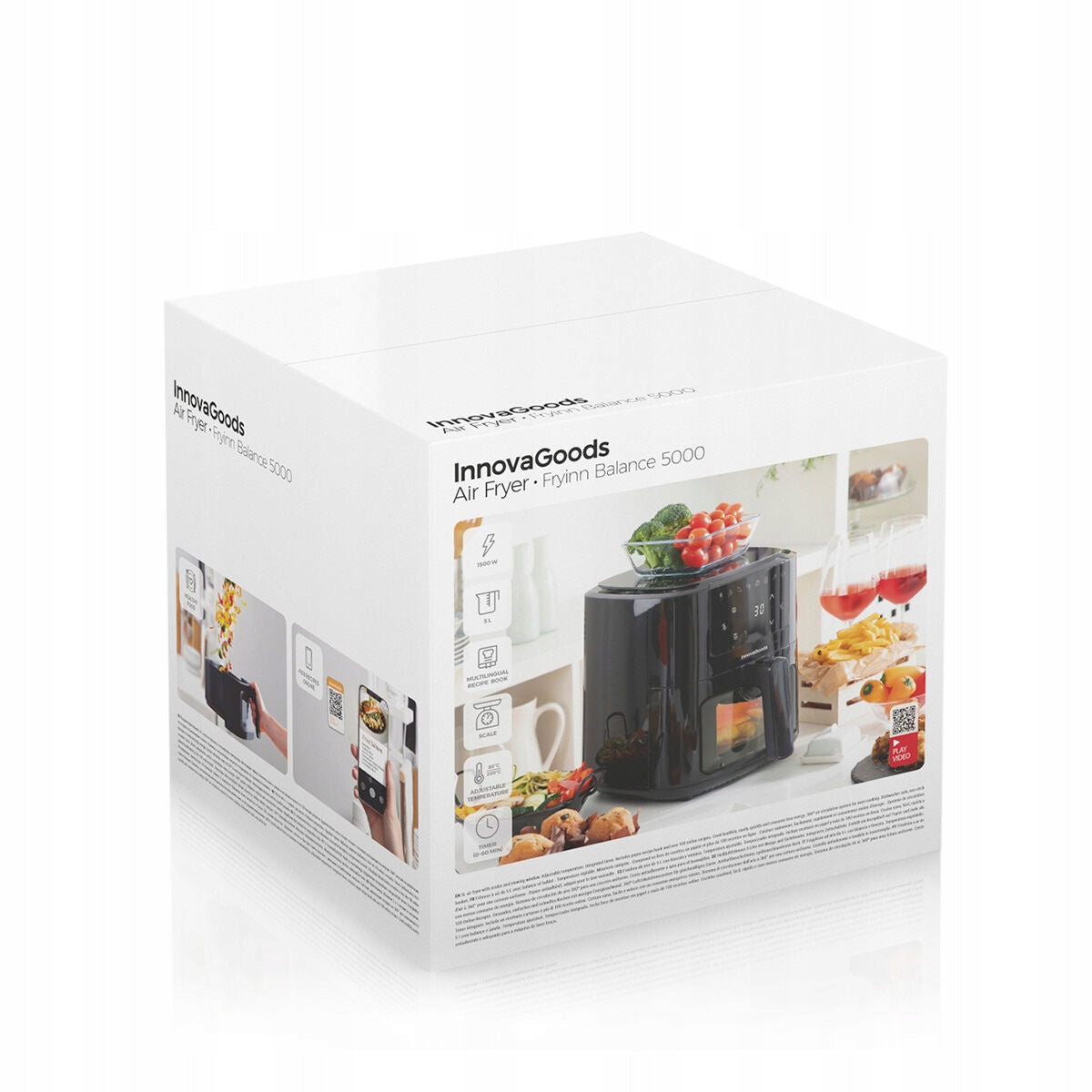 Airfryer Frytkownica beztłuszczowa InnovaGoods Fryinn Balance 5000 1500W 5L