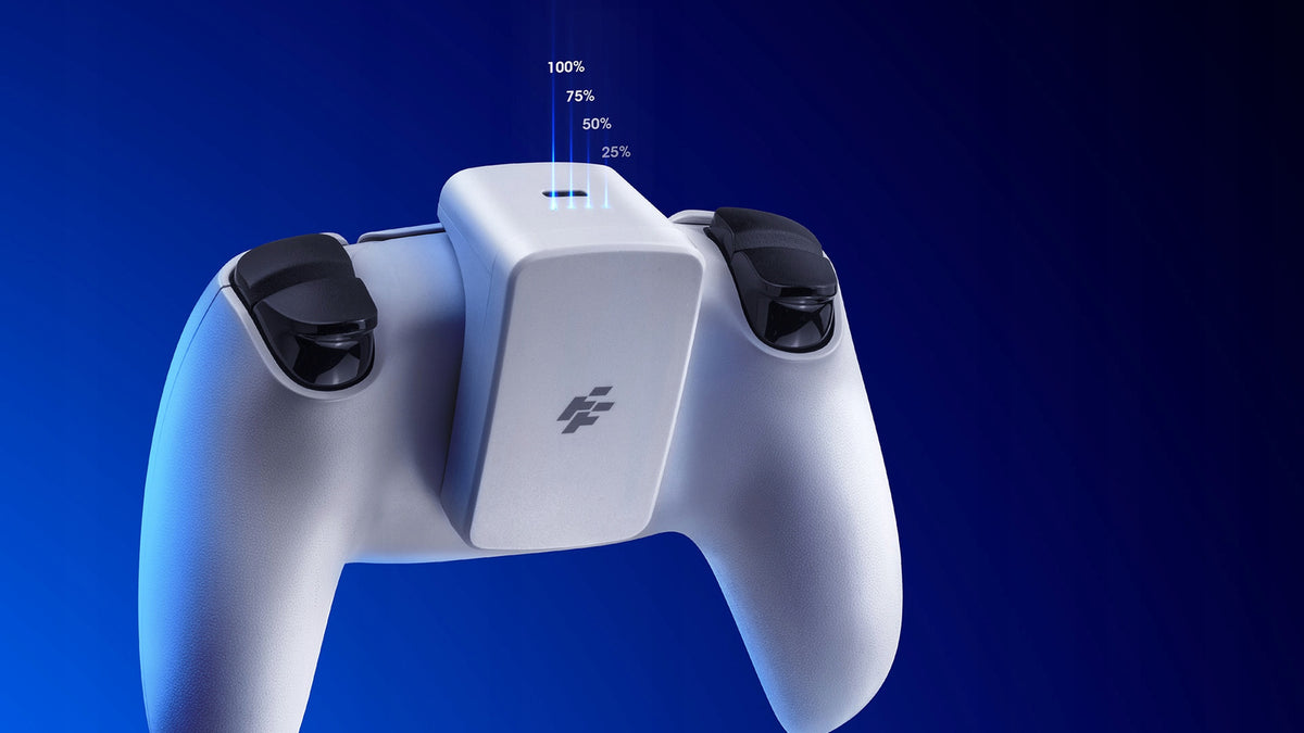 Akumulator do kontrolera PS5 2000mAh szybkie ładowanie FlashFire biały
