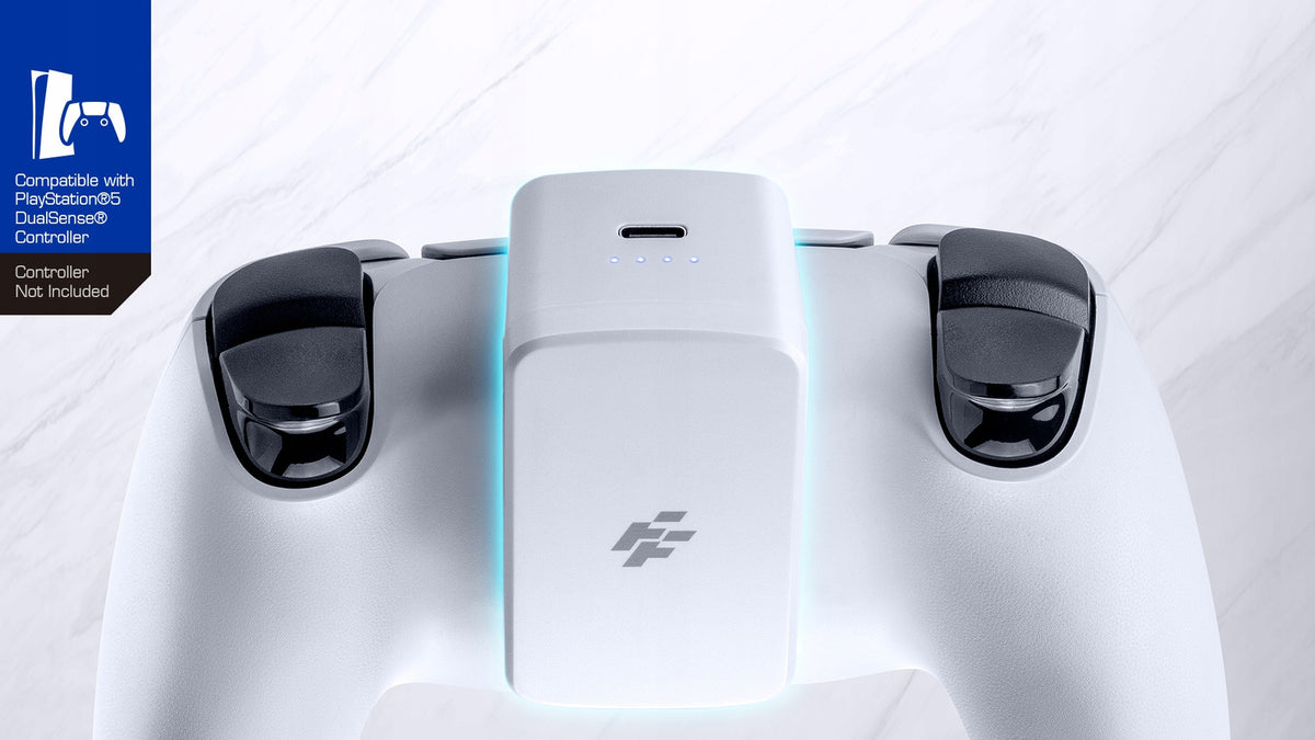 Akumulator do kontrolera PS5 2000mAh szybkie ładowanie FlashFire biały