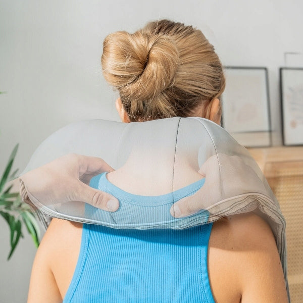 Akumulatorowy masażer Shiatsu Pro Massatsu InnovaGoods ze światłem infrared