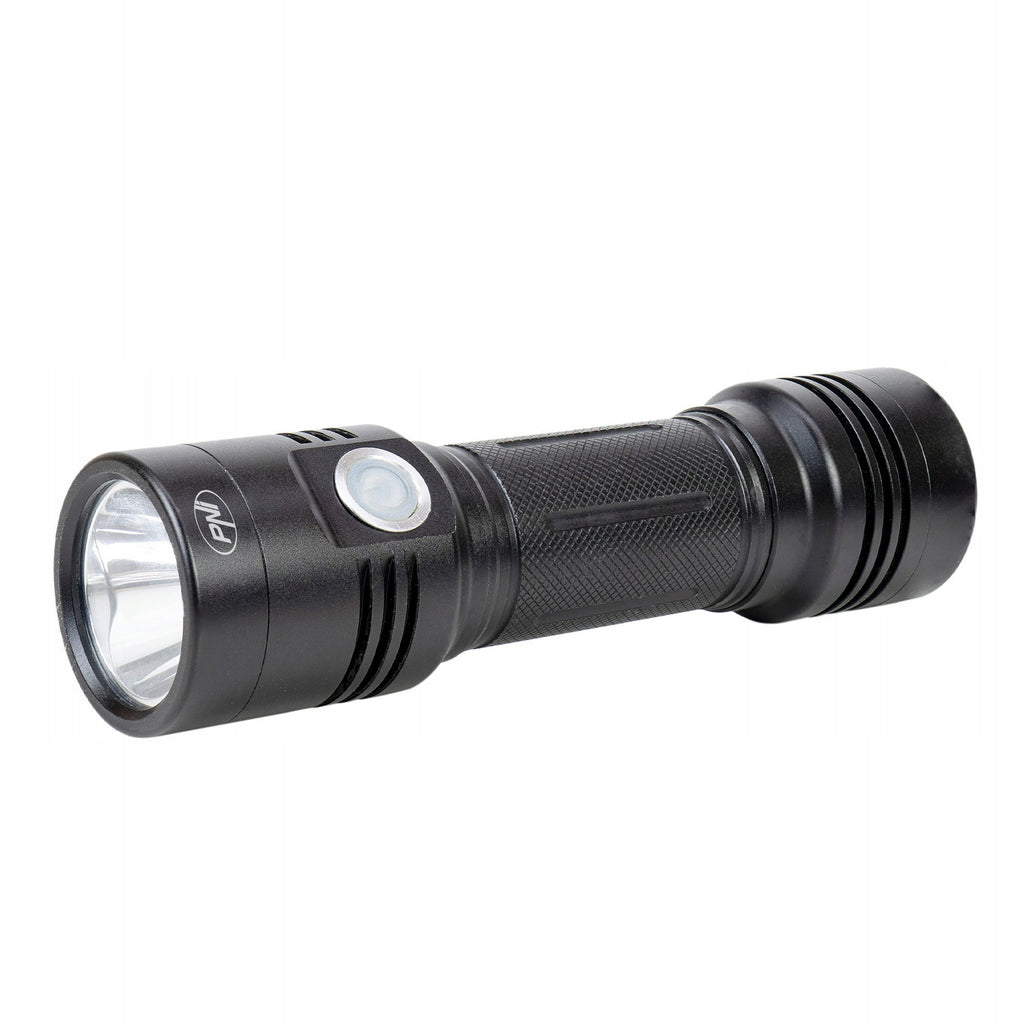 Aluminiowa latarka PNI F200 podwójna dioda LED 4000mAh 3 diody LED