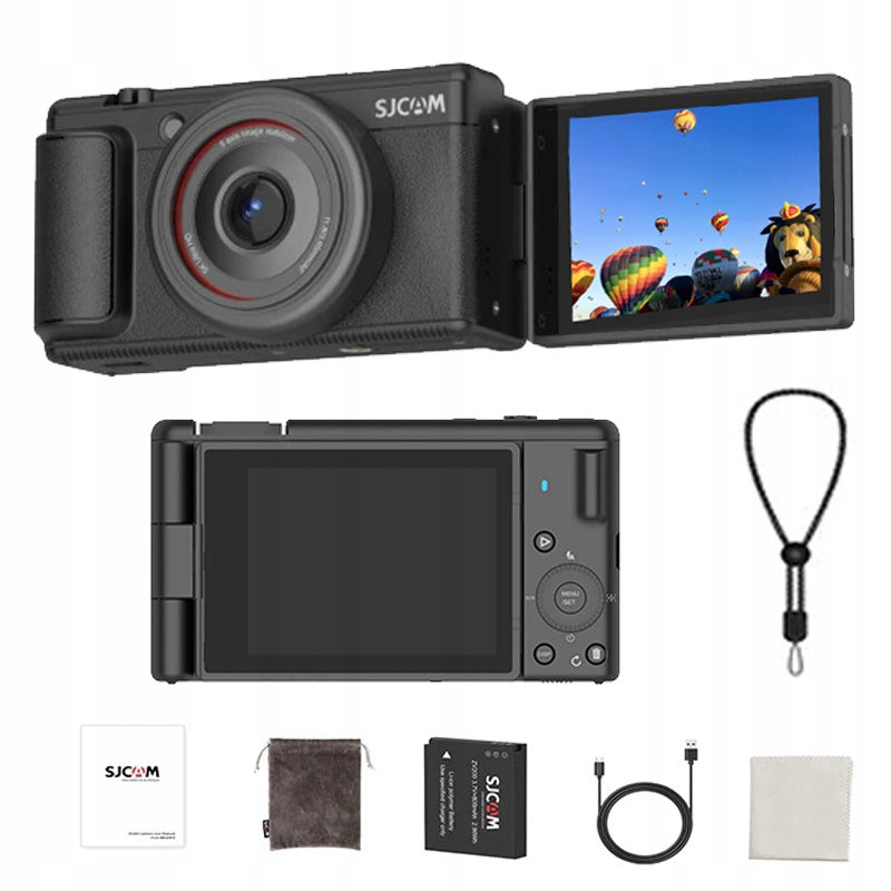 Aparat Cyfrowy SJCAM ZV200 dla nastolatków Młodzieży kamera webcam 5K 80Mpx