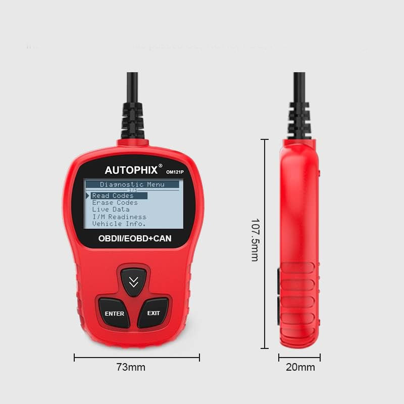 Autophix OM121 skaner OBD2 - kasuj błędy Check Engine, szybka diagnoza eobd