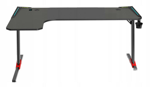 Biurko gamingowe CORTEK sky L-shape duże solidne warstwa ochronna uchwyty