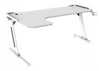 Biurko gamingowe CORTEK sky L-shape duże solidne warstwa ochronna uchwyty