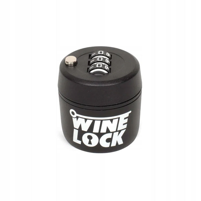 Blokada do butelki wina Wine Bottle Lock zabezpieczenie kod szyfrowy