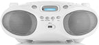 Boombox JVC radioodtwarzacz radio FM cd USB Bluetooth DAB+ 4W rds + pilot