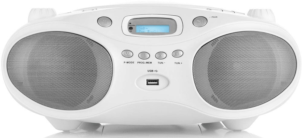 Boombox JVC radioodtwarzacz radio FM cd USB Bluetooth DAB+ 4W rds + pilot