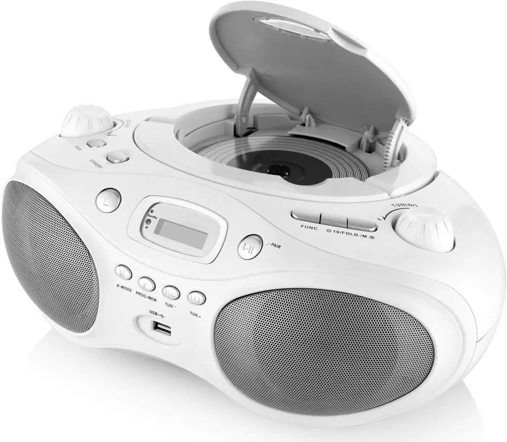 Boombox JVC radioodtwarzacz radio FM cd USB Bluetooth DAB+ 4W rds + pilot