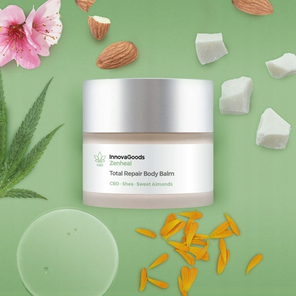Balsam Regenerujący do ciała wegański cbd Zenheal InnovaGoods Naturalny