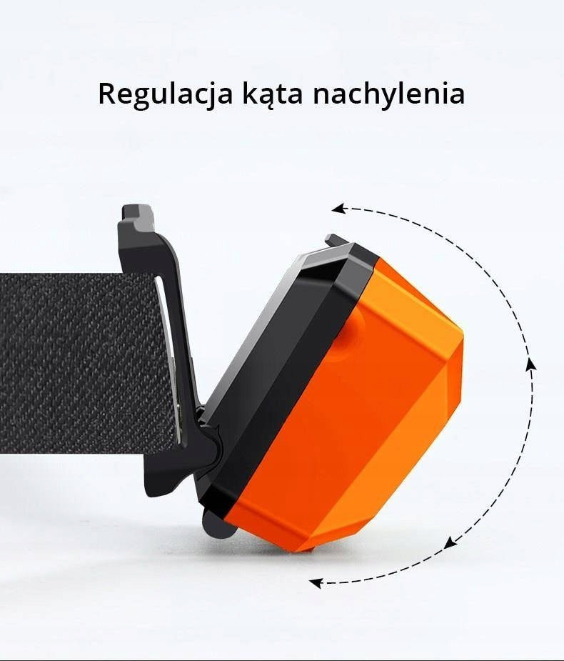 Bateryjna latarka czołowa 3W COB LB0196 LIBOX