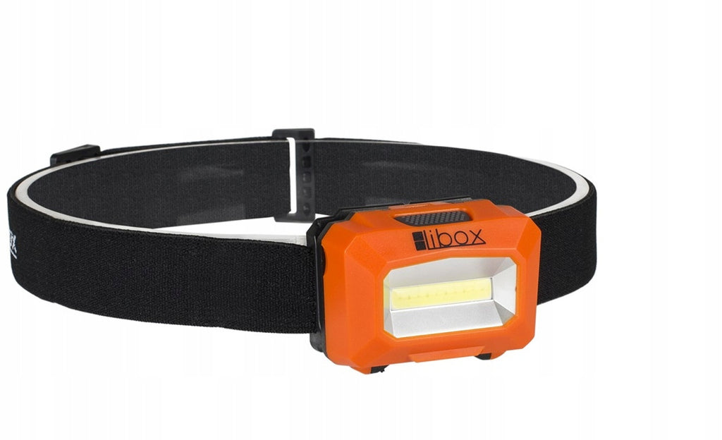 Bateryjna latarka czołowa 3W COB LB0196 LIBOX