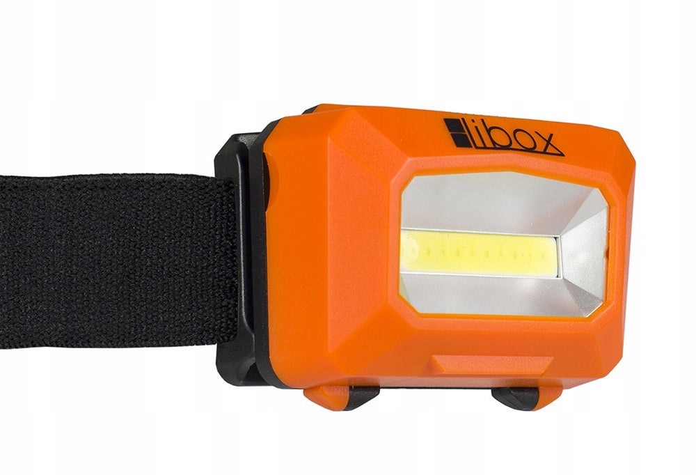 Bateryjna latarka czołowa 3W COB LB0196 LIBOX