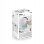 Bezdotykowe dozownik do mydła stojący Agnes 480 ml bezbarwny, biały