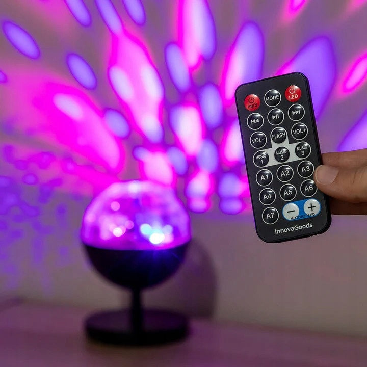 Bezprzewodowy Projektor LED mood gwiazdy z Głośnikiem Istarlyt InnovaGoods
