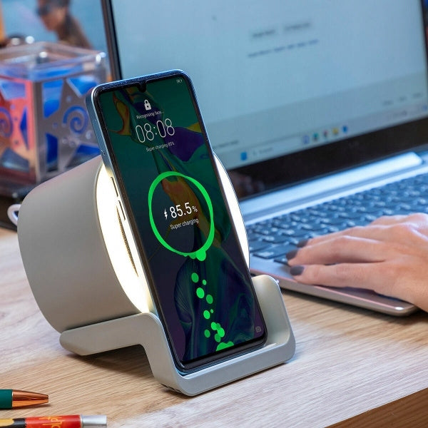 Bezprzewodowy głośnik LED z funkcją ładowania Souwis InnovaGoods Bluetooth