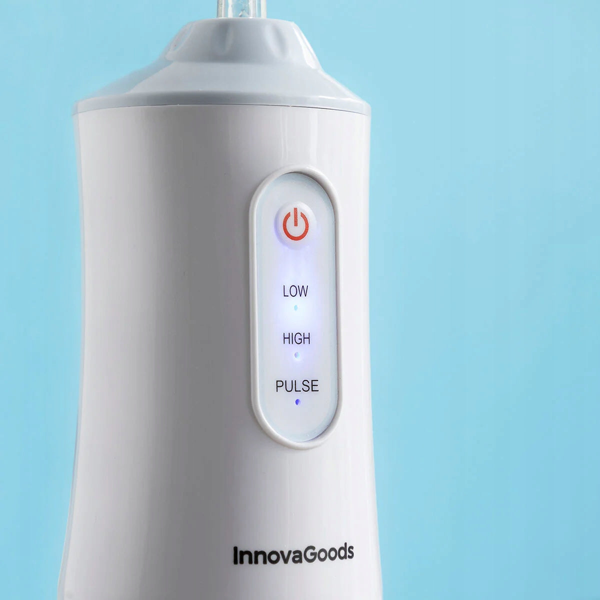 Bezprzewodowy przenośny irygator do zębów Denter InnovaGoods - Regulacja