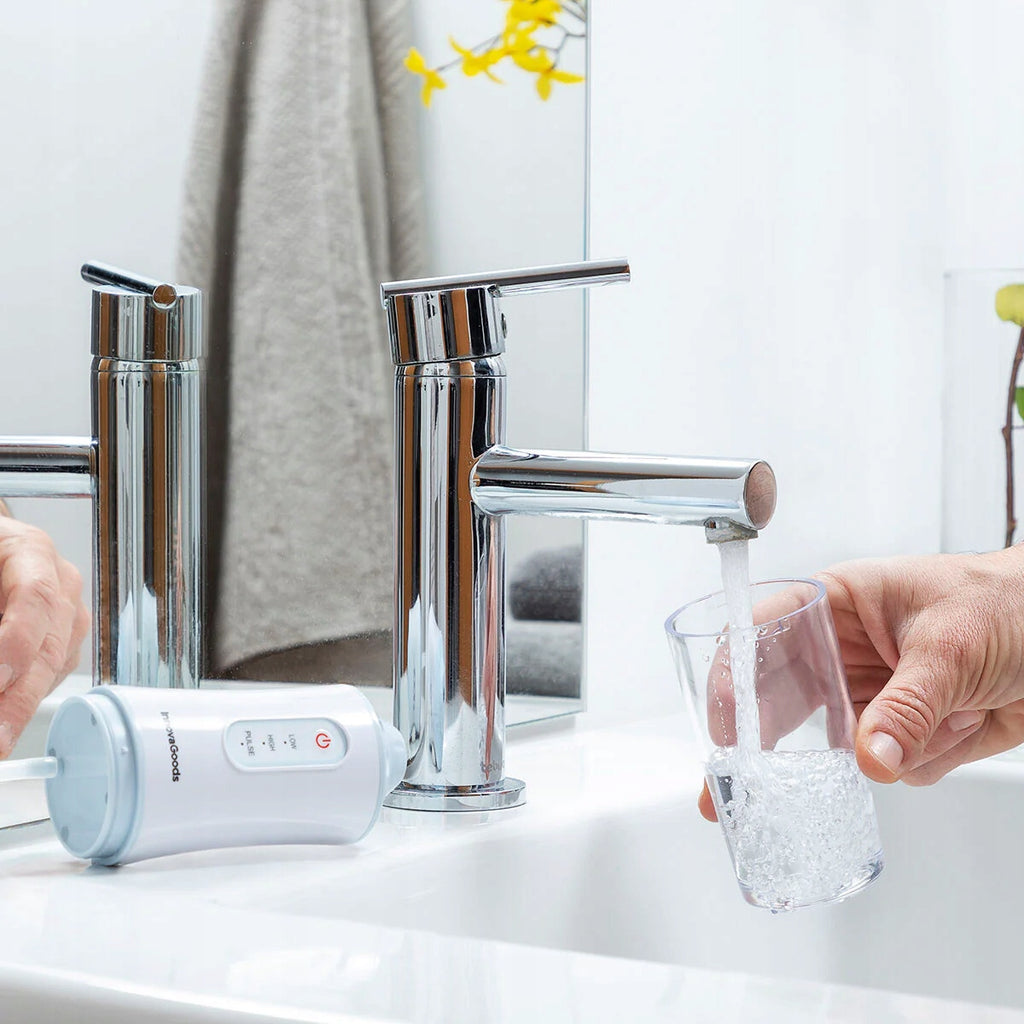 Bezprzewodowy przenośny irygator do zębów Denter InnovaGoods - Regulacja