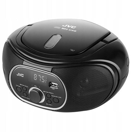 Boombox JVC Radioodtwarzacz cd USB Wyświetlacz LCD MP3 AUX FM JVC RD-E221B