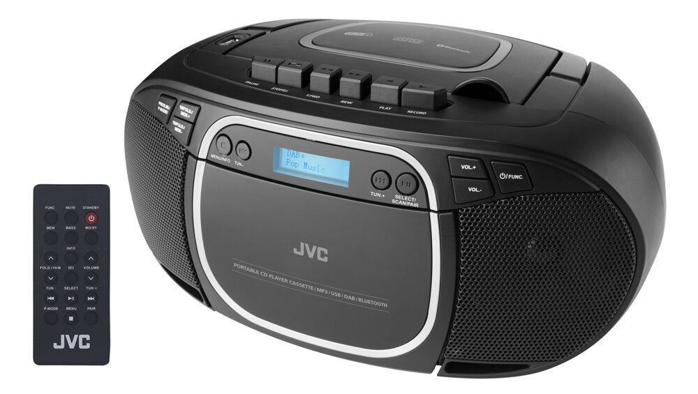 Boombox Radio sieciowe FM JVC RC-E561B-DAB z Odtwarzaczem cd / Radio DAB+