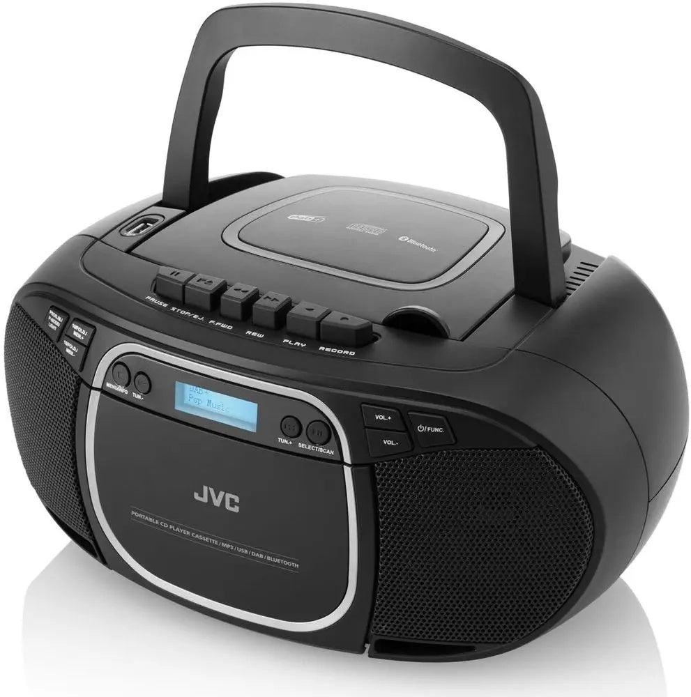 Boombox Radio sieciowe FM JVC RC-E561B-DAB z Odtwarzaczem cd / Radio DAB+