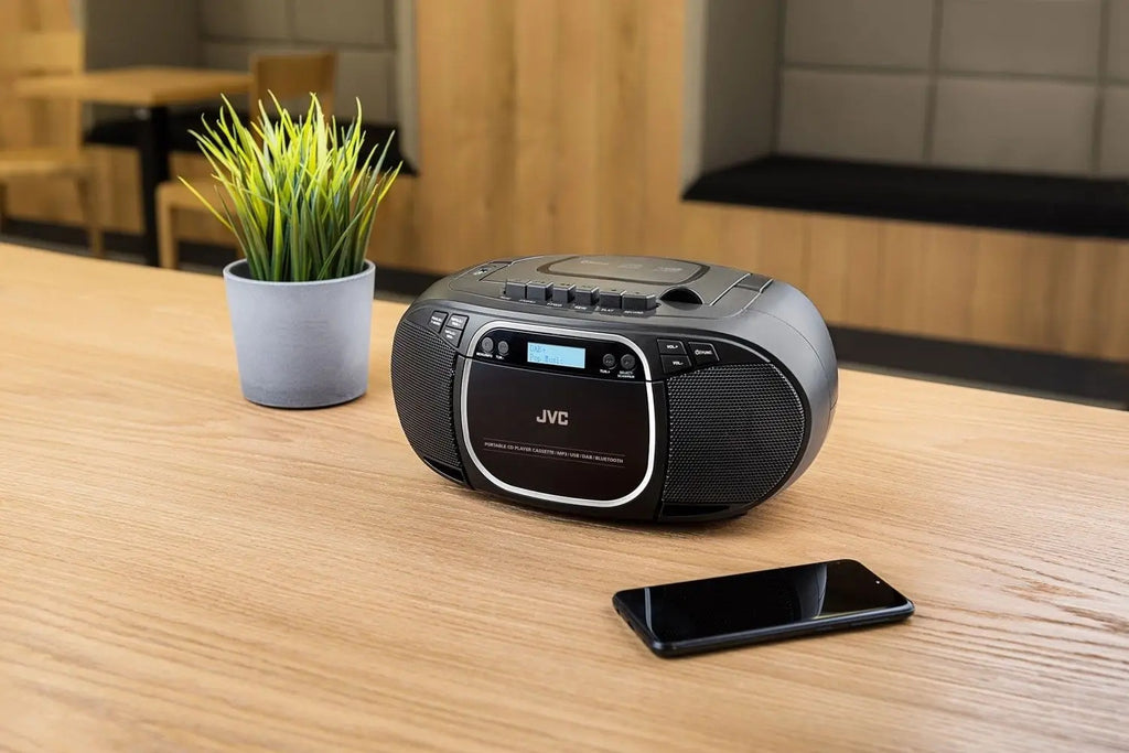 Boombox Radio sieciowe FM JVC RC-E561B-DAB z Odtwarzaczem cd / Radio DAB+